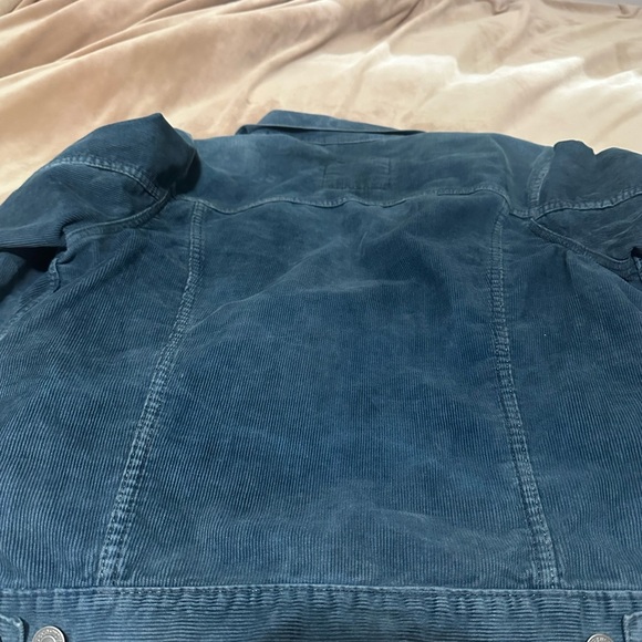 Levi's Blue Corduroy Jacket M - Picture 4 of 5